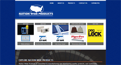 Desktop Screenshot of nationwide-products.com
