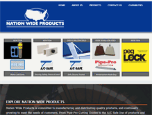 Tablet Screenshot of nationwide-products.com